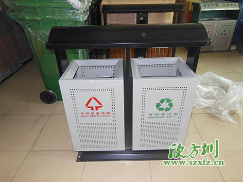 貴陽物業(yè)戶外鋼板沖孔垃圾桶，客戶的二次選擇。