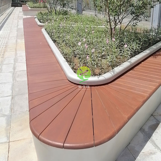 不銹鋼花池坐凳美化深圳前?？缃止珗@G9天橋城市戶外景觀